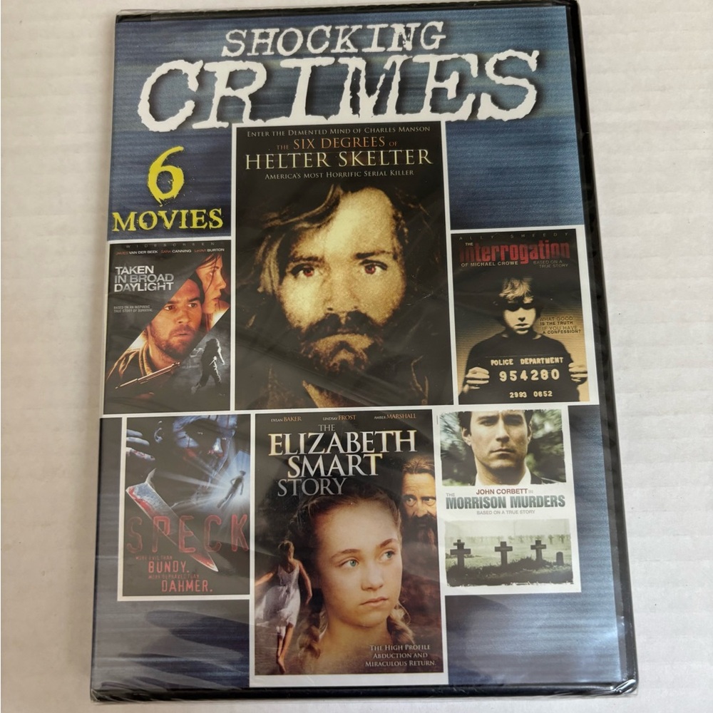 Shocking Crimes DVD Collection - Six True Crime Movies New